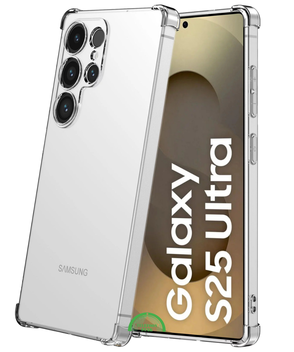 Transparant Shockproof Hoesje voor Samsung S25 Ultra – Slank & Sterk