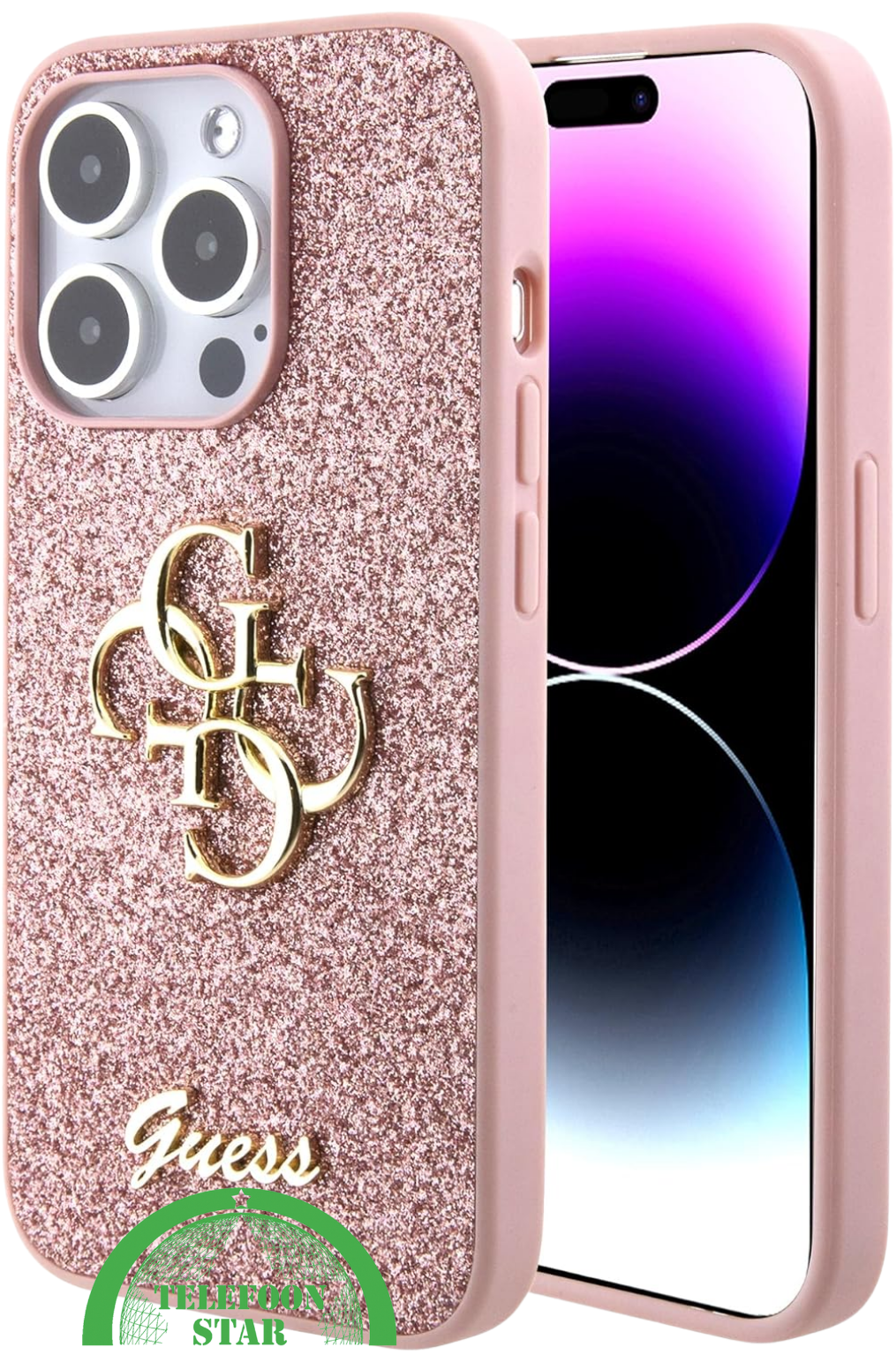 Hoesje voor iPhone 15 Pro – Roze Goud Elegantie en Bescherming