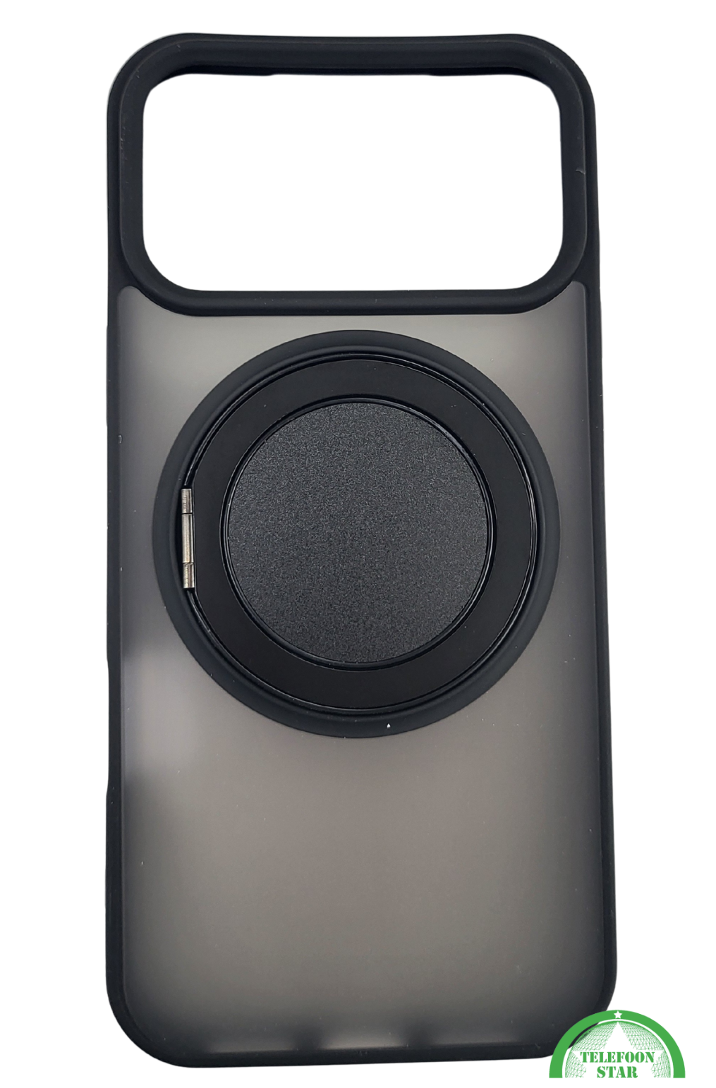 ProtectCase iPhone 17 Pro Max met Magnetische Ringstandaard – Mat Zwart