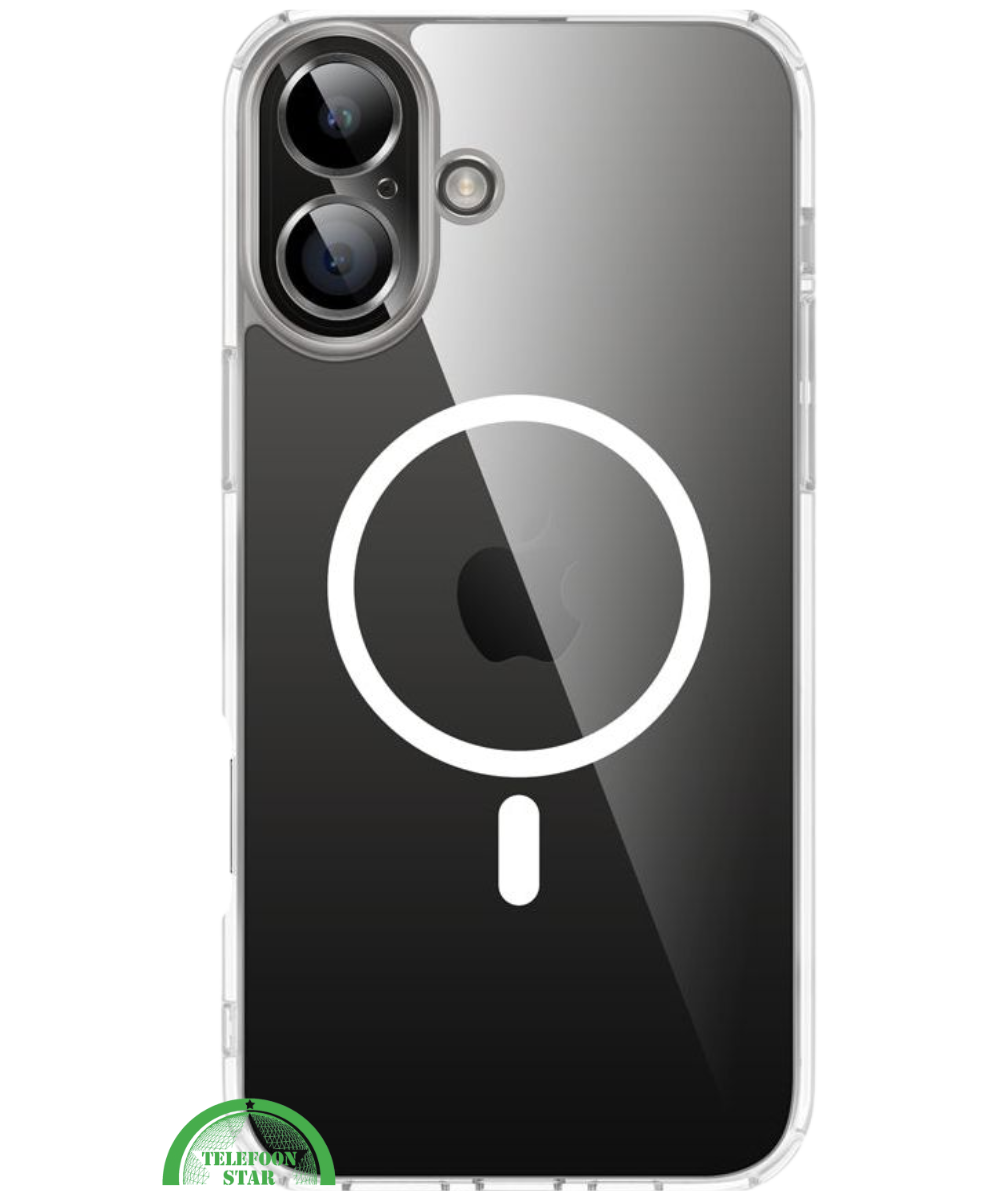 Transparant Hoesje voor iPhone 16 MagSaf – Slank, Sterk & Magnetisch Compatibel