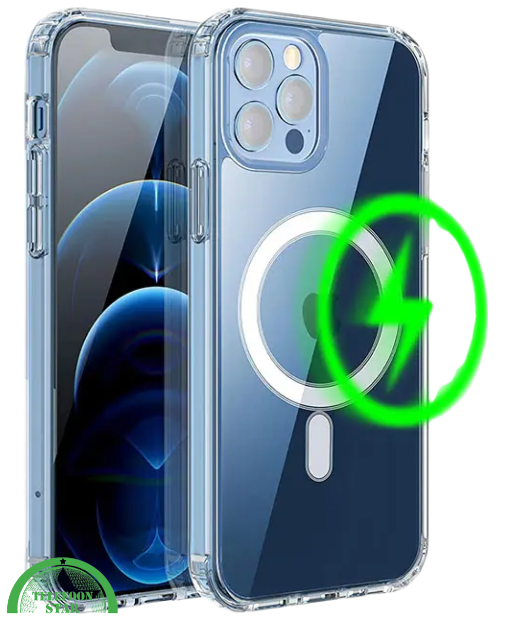 Hoesje voor iPhone 12 Pro Transparant, Slank, Sterk & Magnetisch