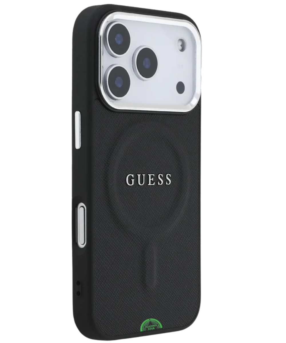 Hoesje voor iPhone 17 Pro Zwart met Grip & Camera-rand