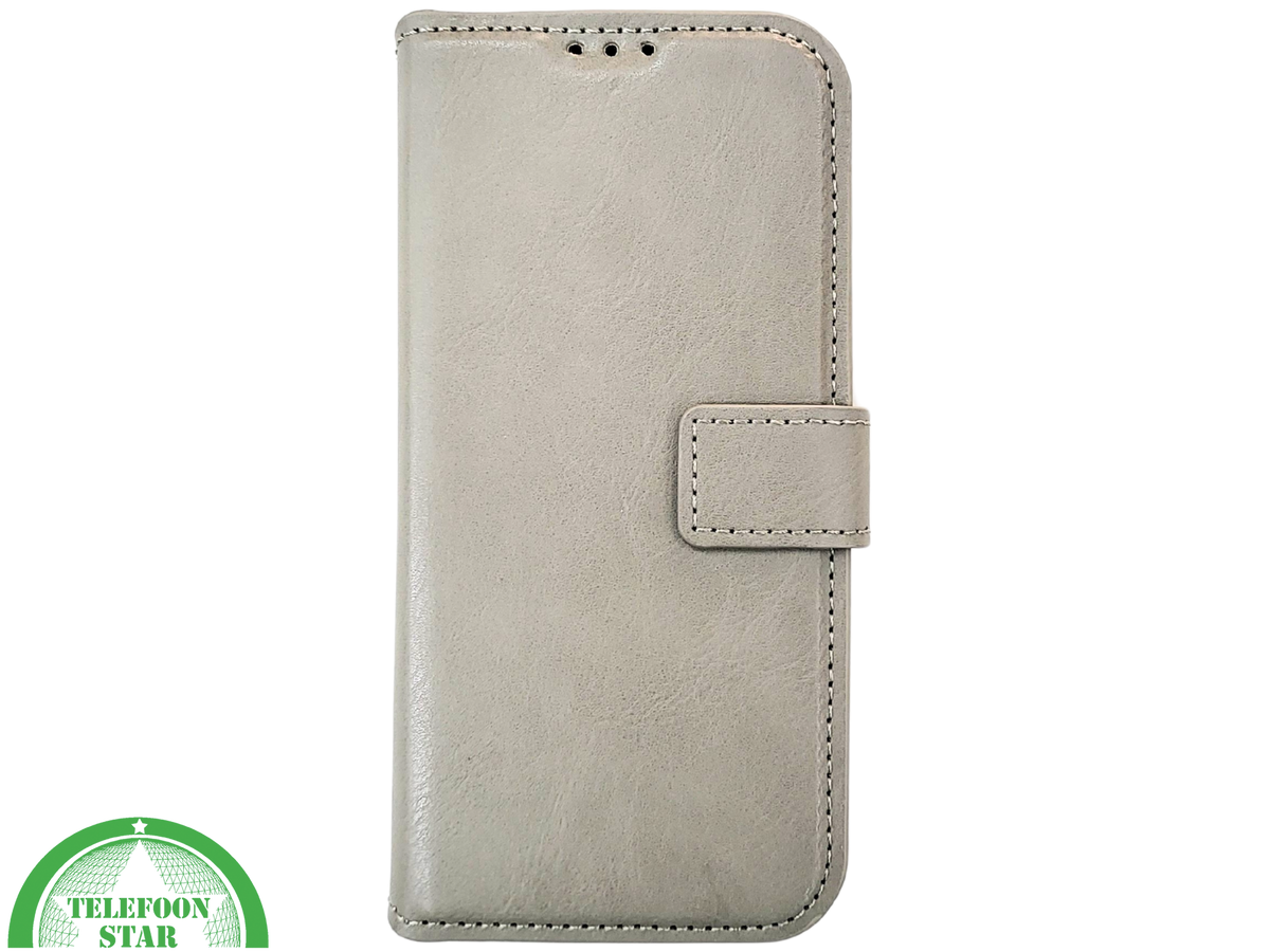 Groen Bookcase Hoesje 2 en 1 iPhone 15 Pro – Lederen Look & Kaartvak | Telefoonstar.nl
