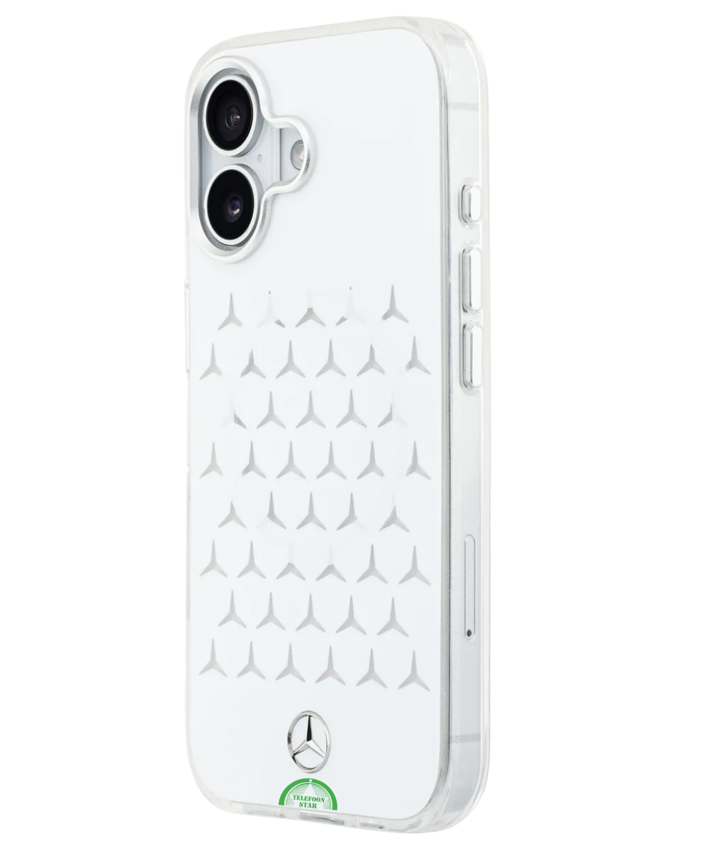 Hoesje iPhone 17 Wit AeroPattern ClearShield Slank en nauwsluitend