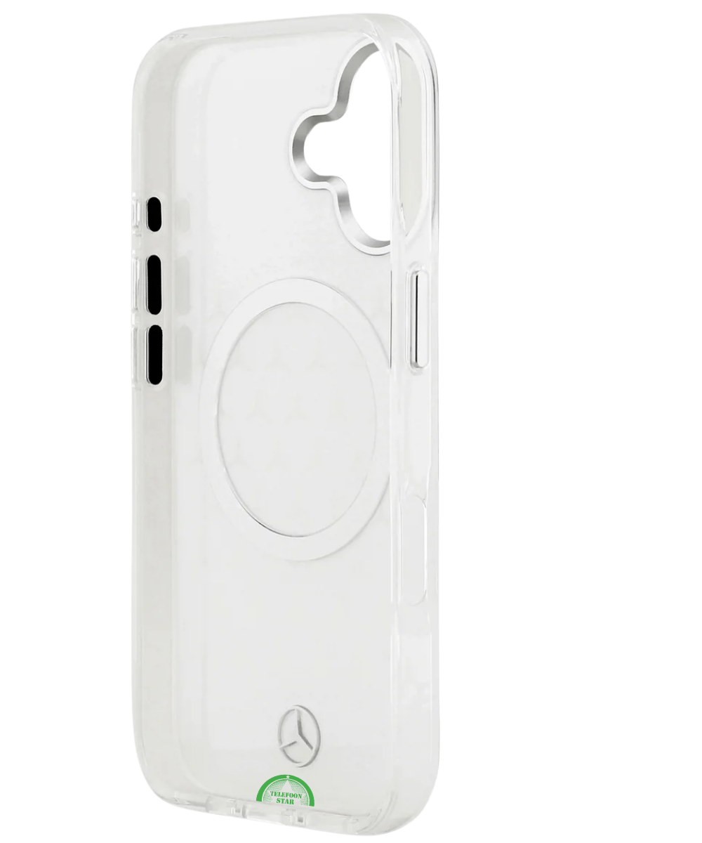 Hoesje iPhone 17 Wit AeroPattern ClearShield Slank en nauwsluitend