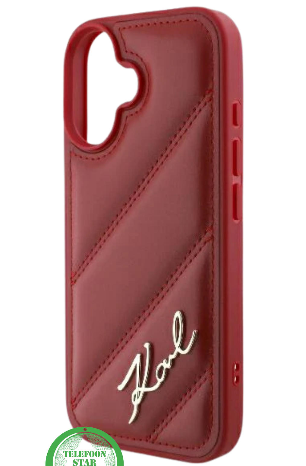 Hoesje voor iPhone 16 Rood Leren – Luxe Bescherming met Stijlvolle Glans