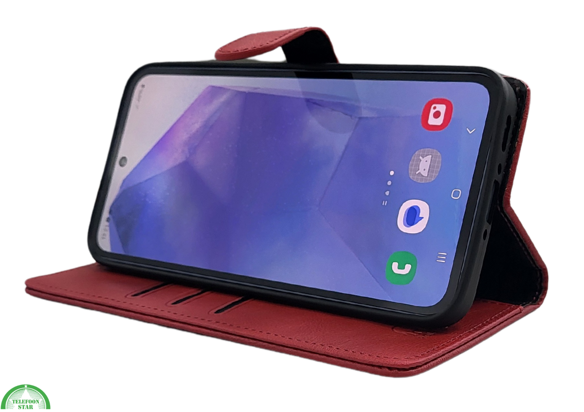 Hoesje voor Samsung Galaxy S26 Boekcase Leer Rood