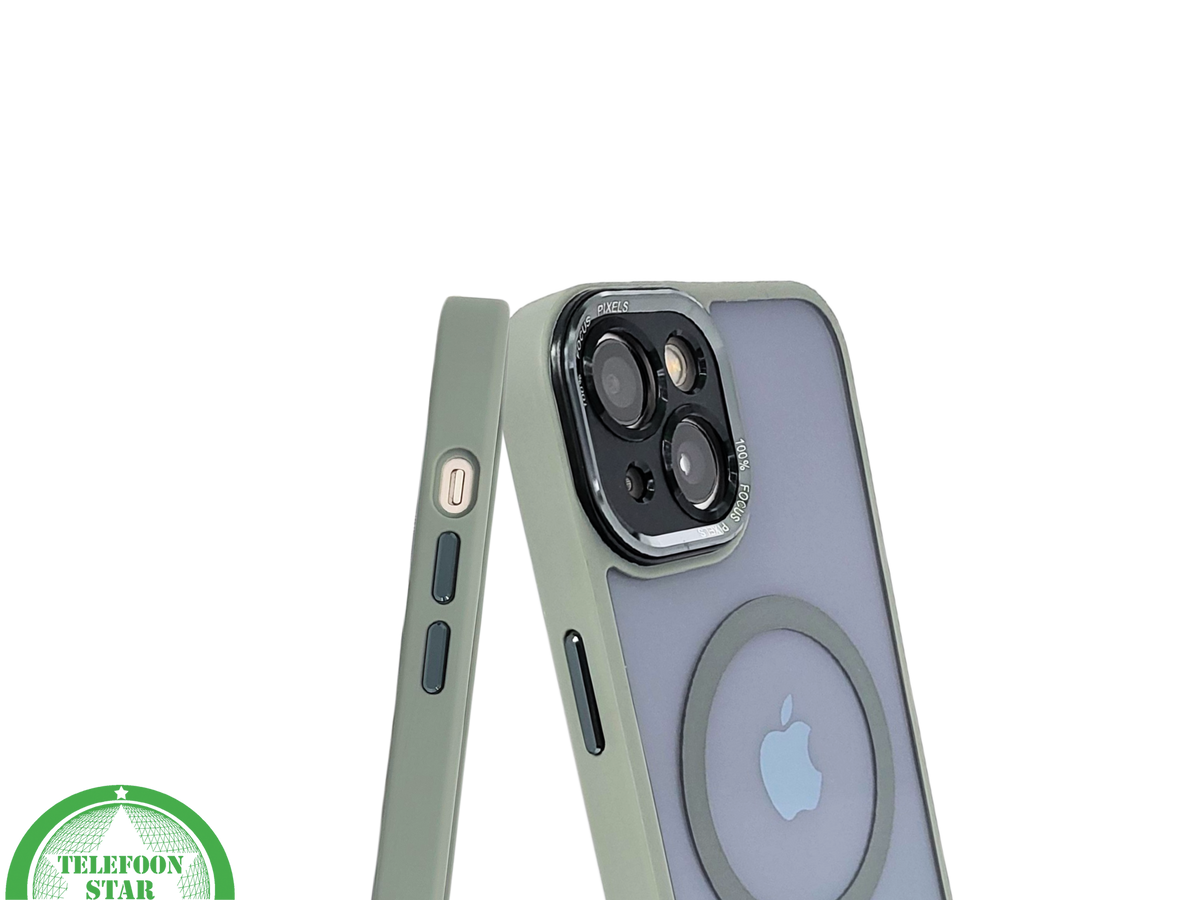 ProtectCase iPhone 13 / 14 Groen – MagSafe Hoesje met Stevige Bescherming