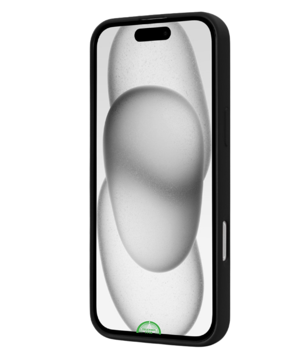 Hoesje voor iPhone 16 Plus Case Zwart Magnetische Back Cover Bescherming