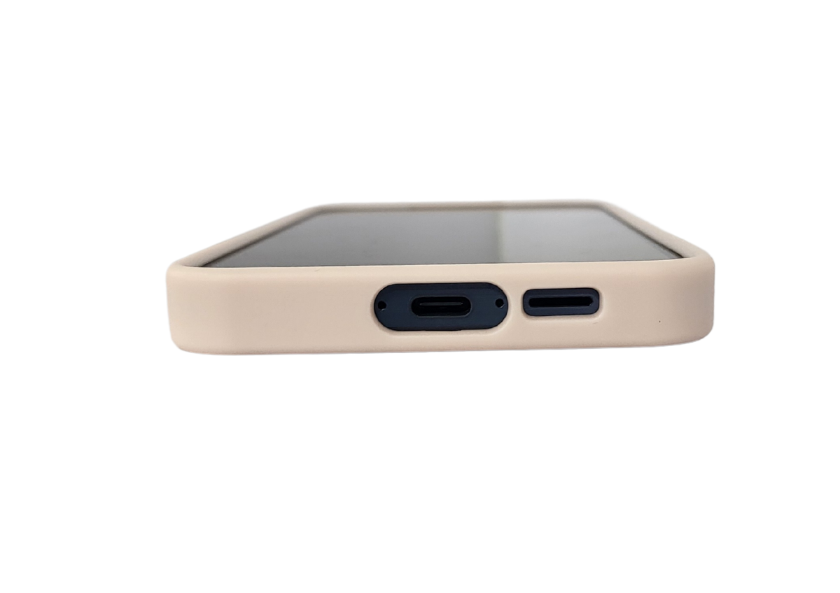Hoesje voor Samsung Galaxy A37 Transparant met Beige Randen