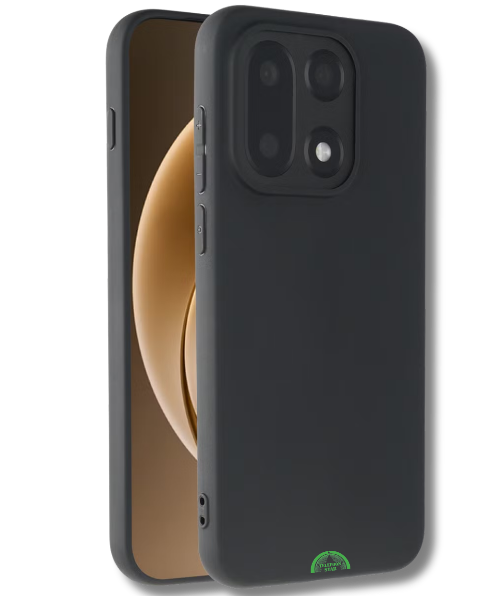 Zwart Hoesje voor OnePlus 15 Slank strak zakelijk en modern