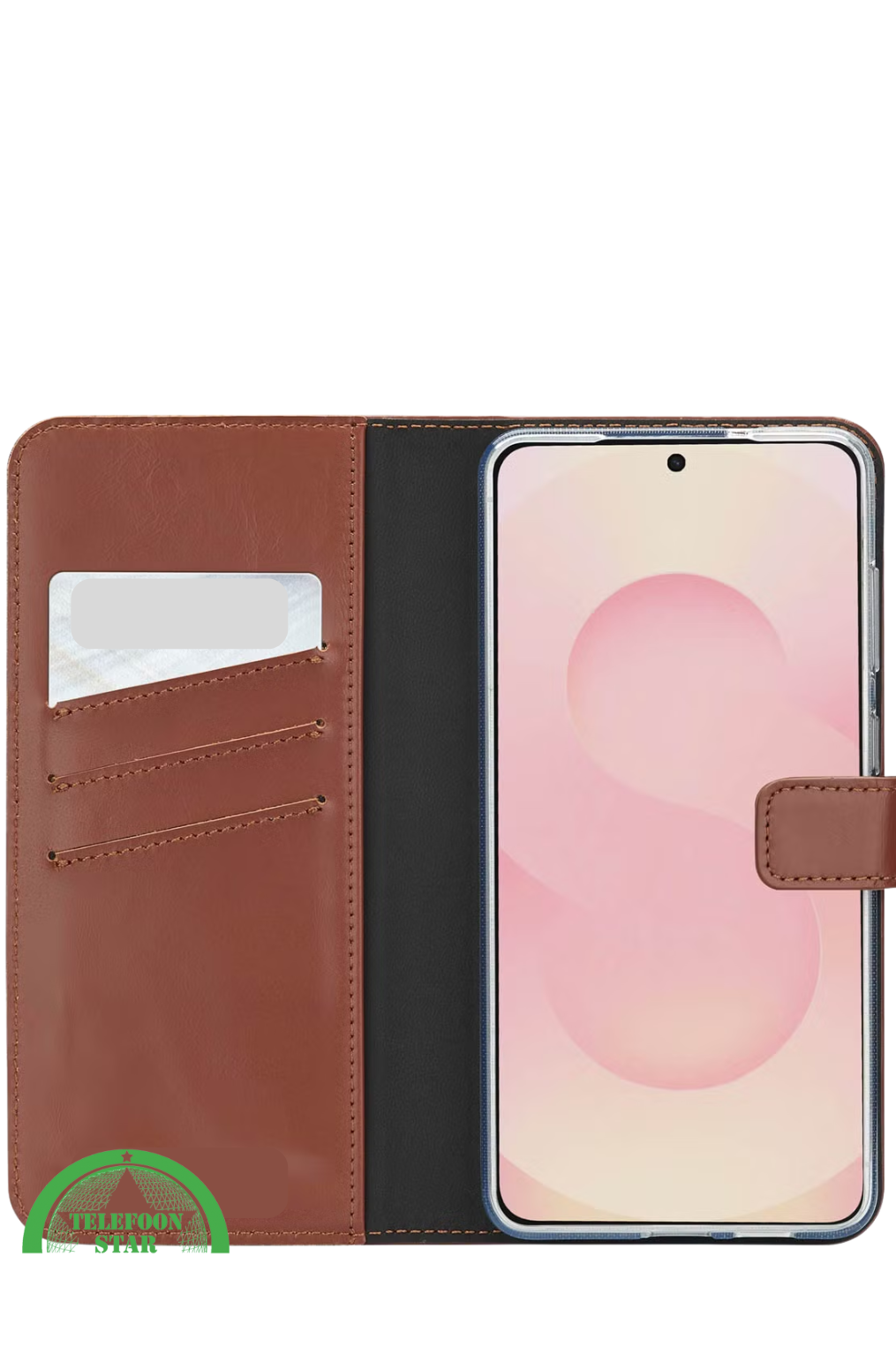 Bookcase Bruin voor Samsung S25 Edge