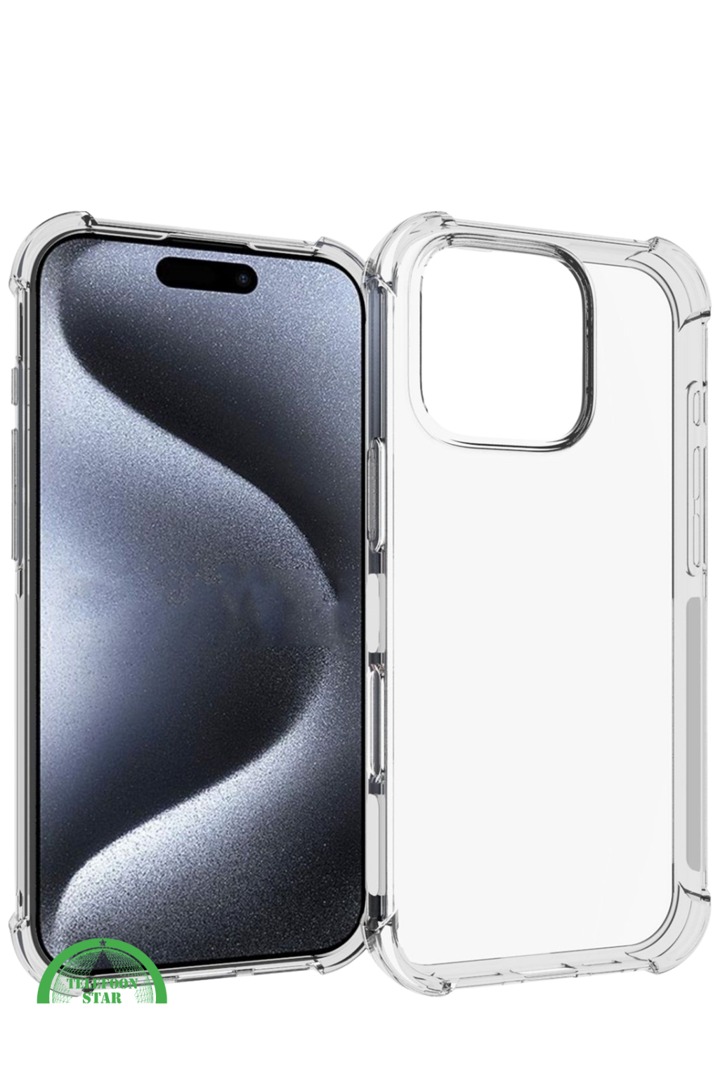 Hoesje voor iPhone 16 Pro Max Transparant Bumper Hoesje – Maximale Bescherming, Minimalistisch Design en Schokbestendig | Telefoonstar