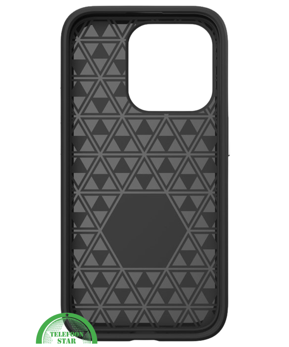 Hoesje voor iPhone 15 Pro – Zwart Anti-Slip, Sterk, Gripvast & Slank Design