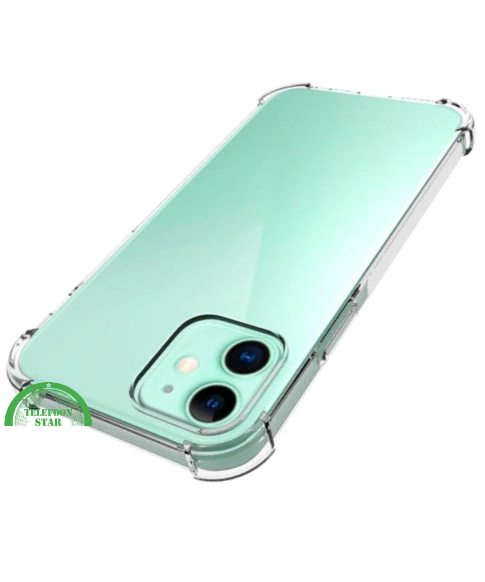 Hoesje voor iPhone 11 Transparant Shockproof, Slank, Sterk & Comfortabel
