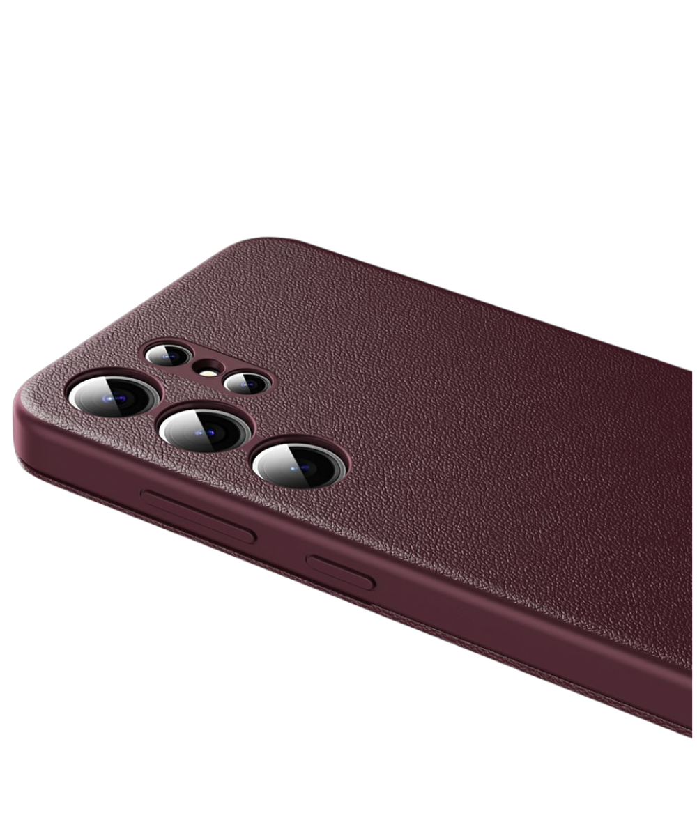 Samsung Galaxy S26 Ultra Hoesje Rood Smart View Bookcase met Pasjeshouder