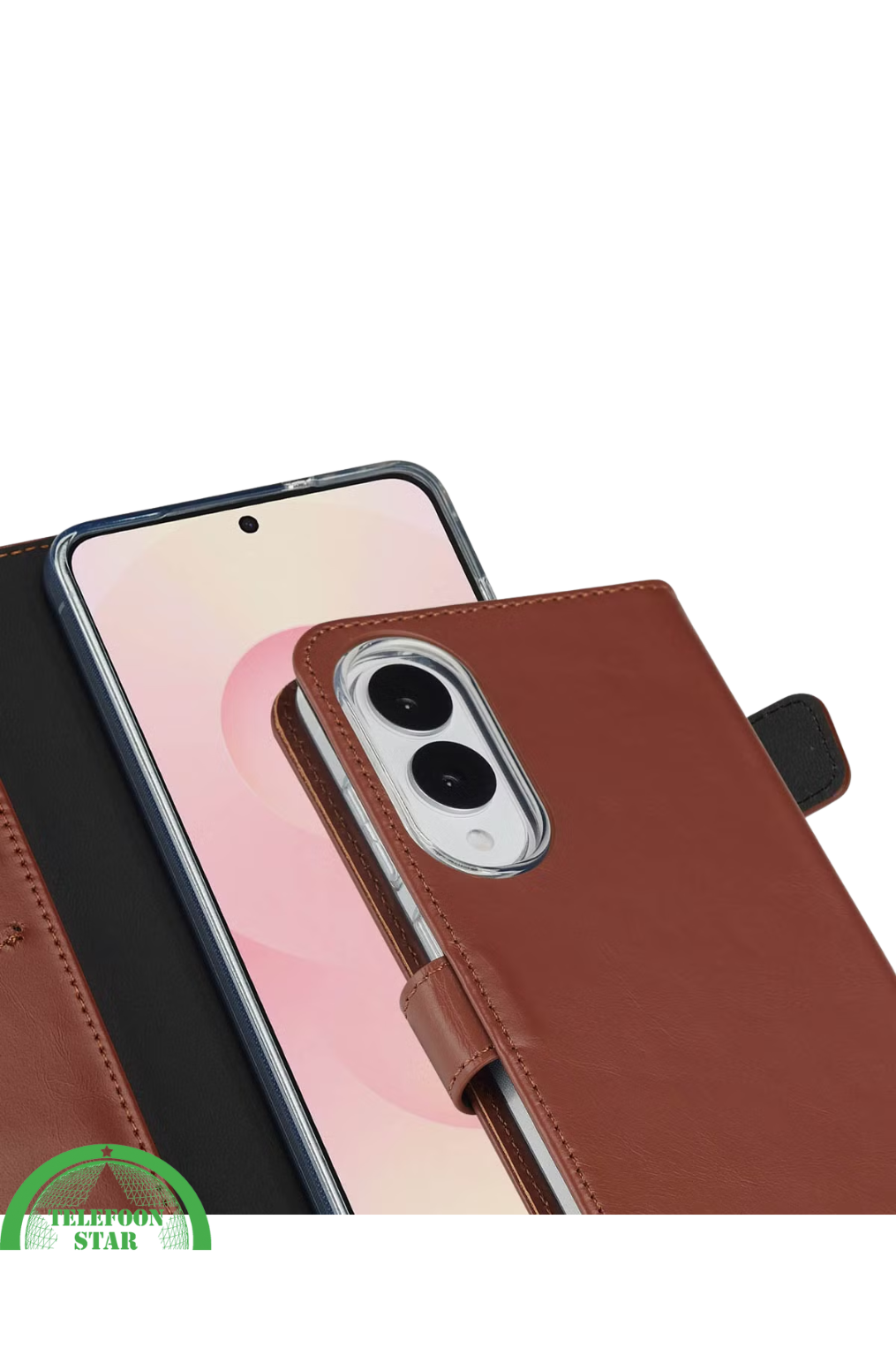 Bookcase Bruin voor Samsung S25 Edge