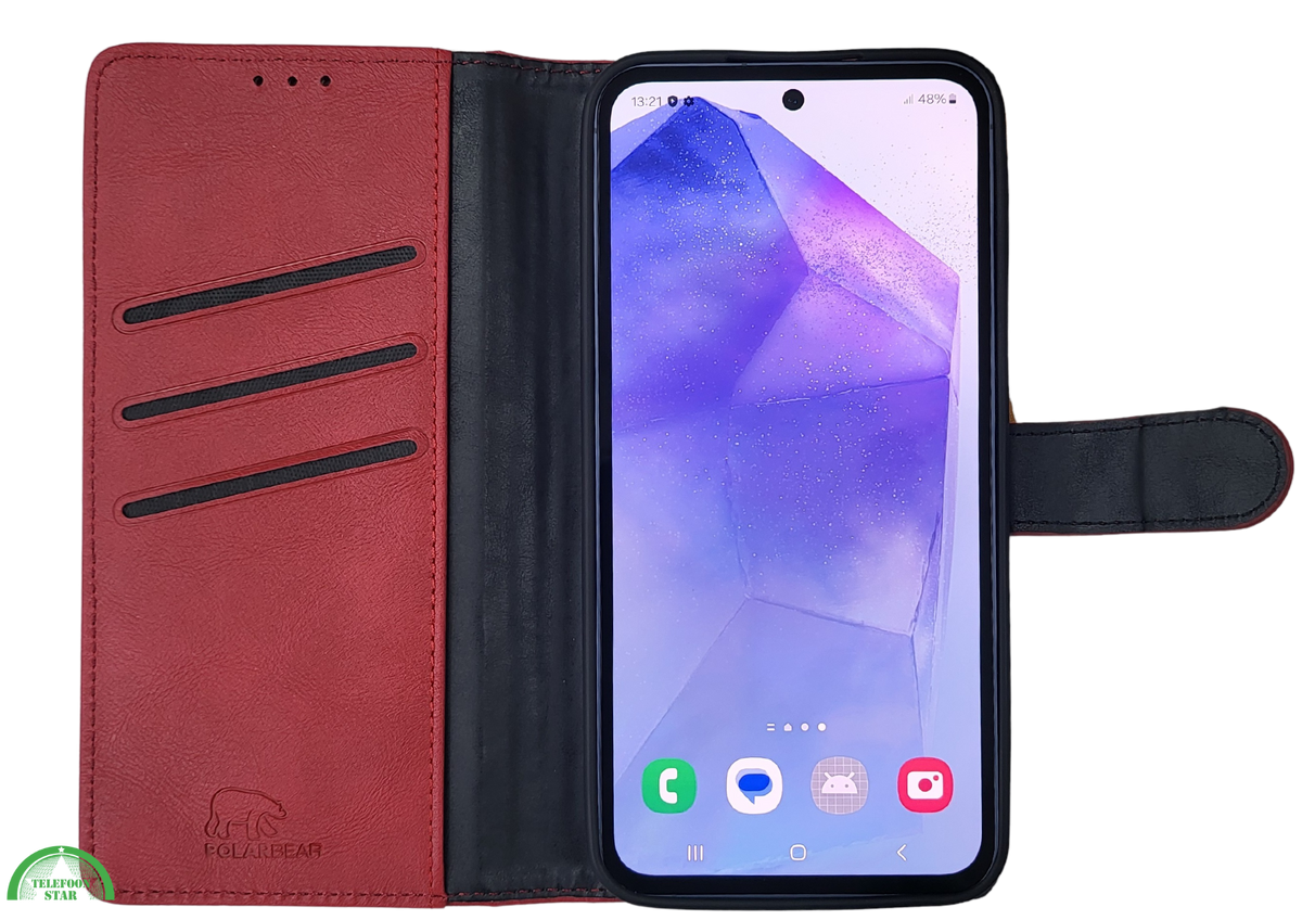 Hoesje voor Samsung Galaxy S26 Plus Boekcase Leer Rood