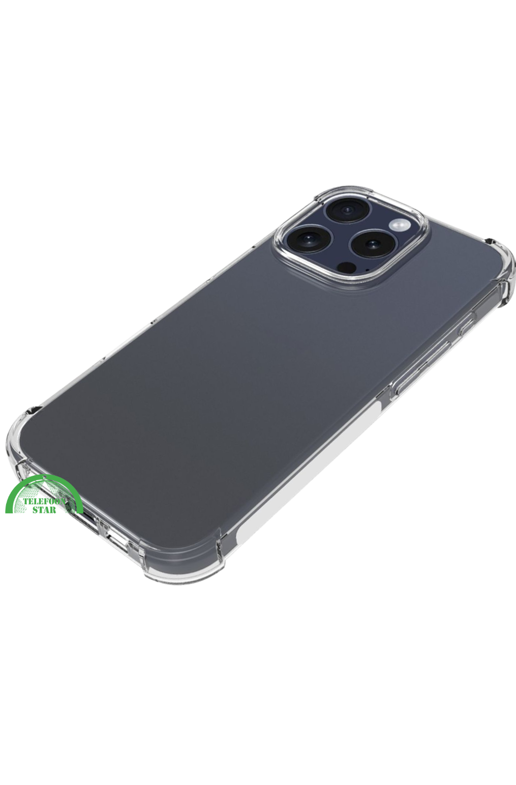Hoesje voor iPhone 16 Pro Max Transparant Bumper Hoesje – Maximale Bescherming, Minimalistisch Design en Schokbestendig | Telefoonstar