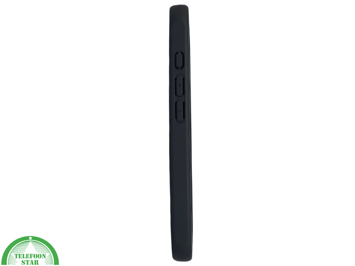 iPhone 16 Pro Max Zwart Hoesje Mat Design Strakke Achterkant Bescherming