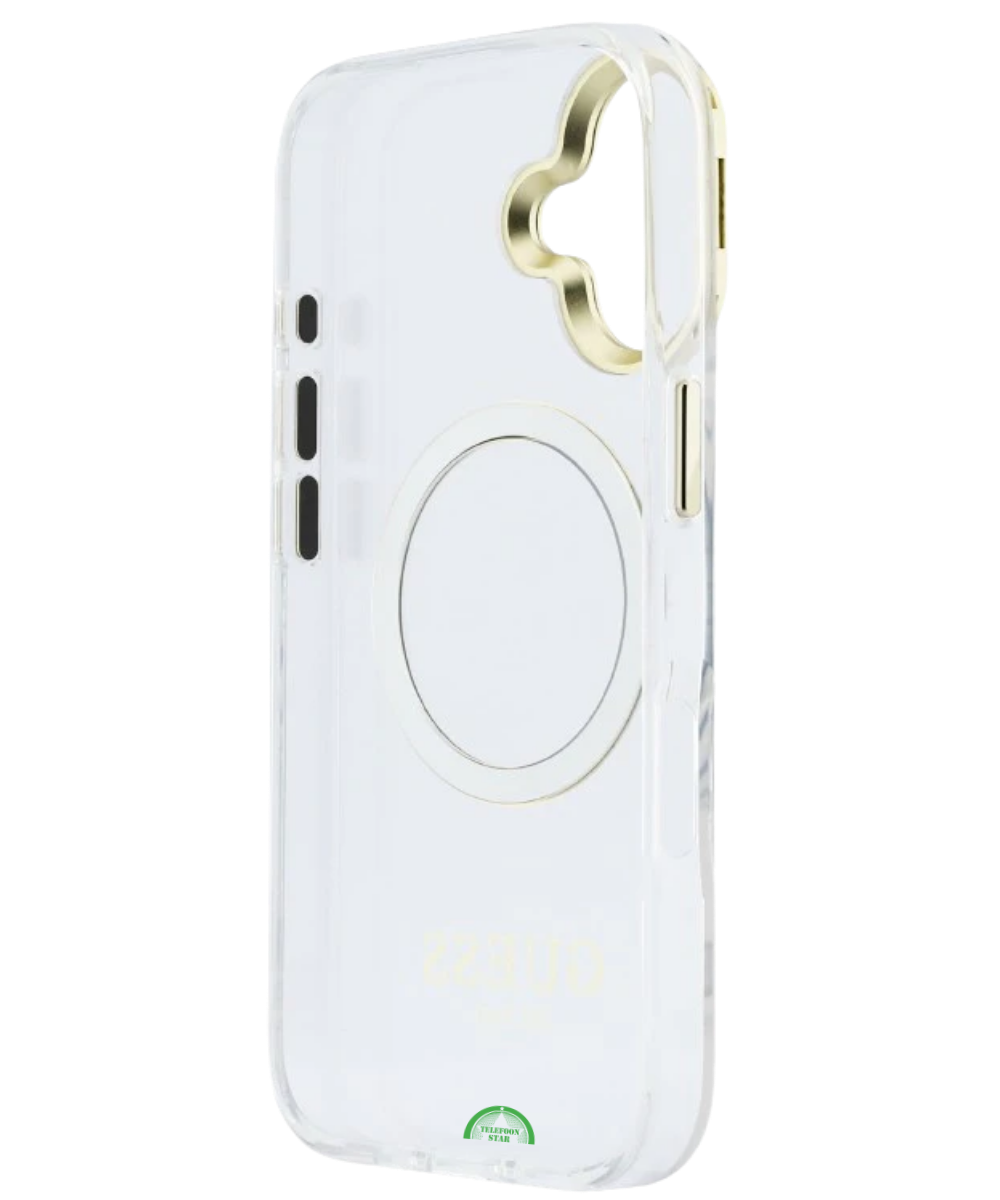 Hoesje iPhone 17 Wit MagRing PearlGuard Case