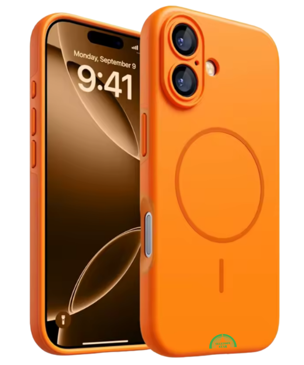 Hoesje voor iPhone 17 Oranje Slank, lichtgewicht en nauwsluitend