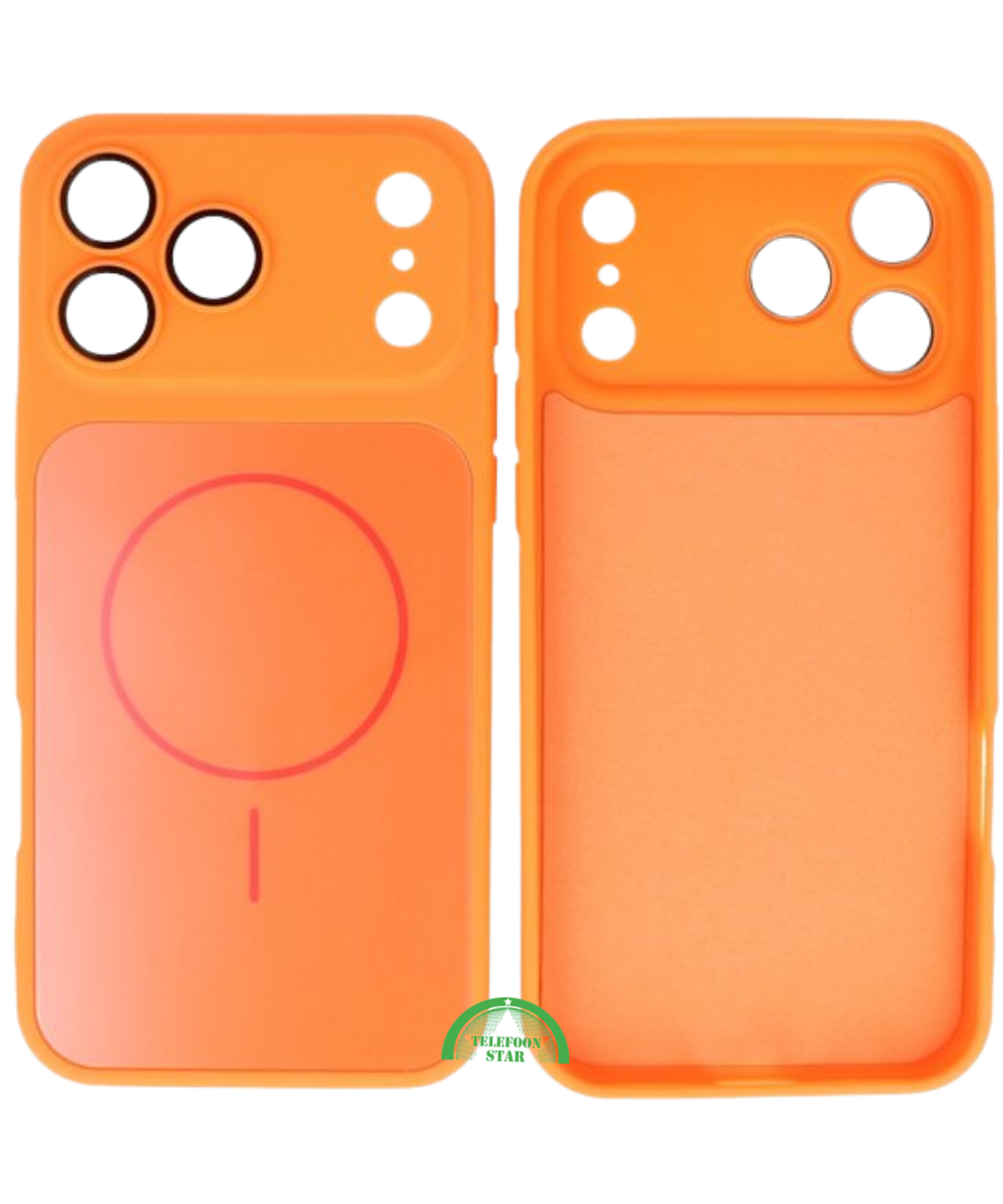 Hoesje voor iPhone 17 Pro Oranje Slank, lichtgewicht en nauwsluitend