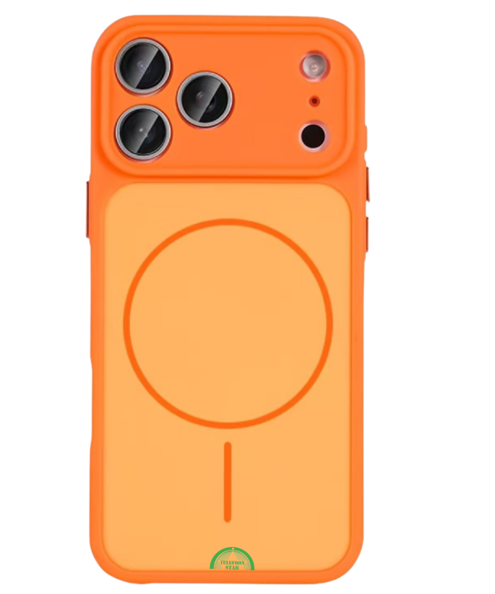Hoesje voor iPhone 17 Pro Max Oranje Slank, lichtgewicht en nauwsluitend