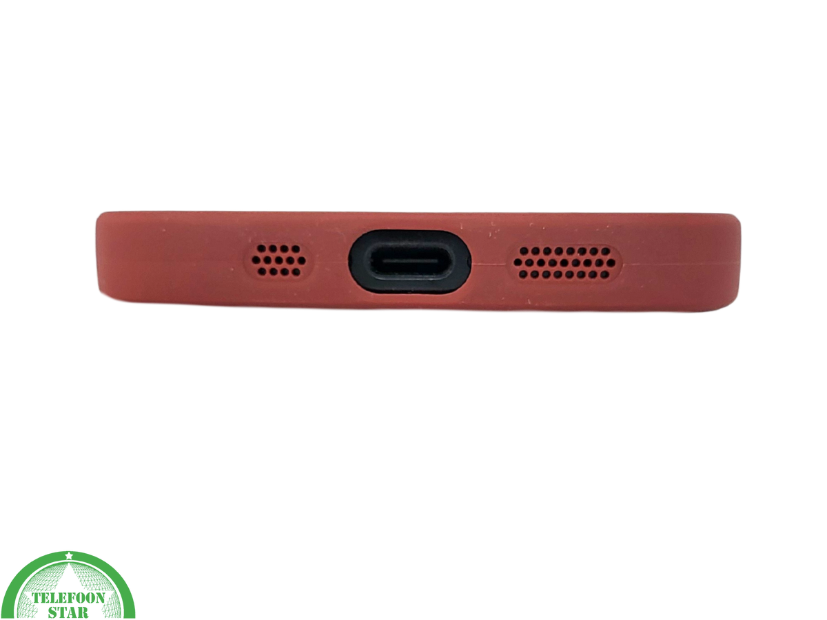 iPhone 16 Pro Donkerrood Hoesje Mat Design Met Verhoogde Camerabescherming