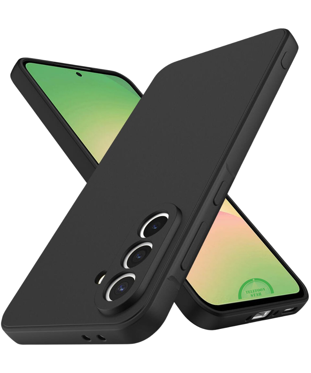Zwart Hoesje voor Samsung A17 – Slank, Flexibel & Krasbestendig