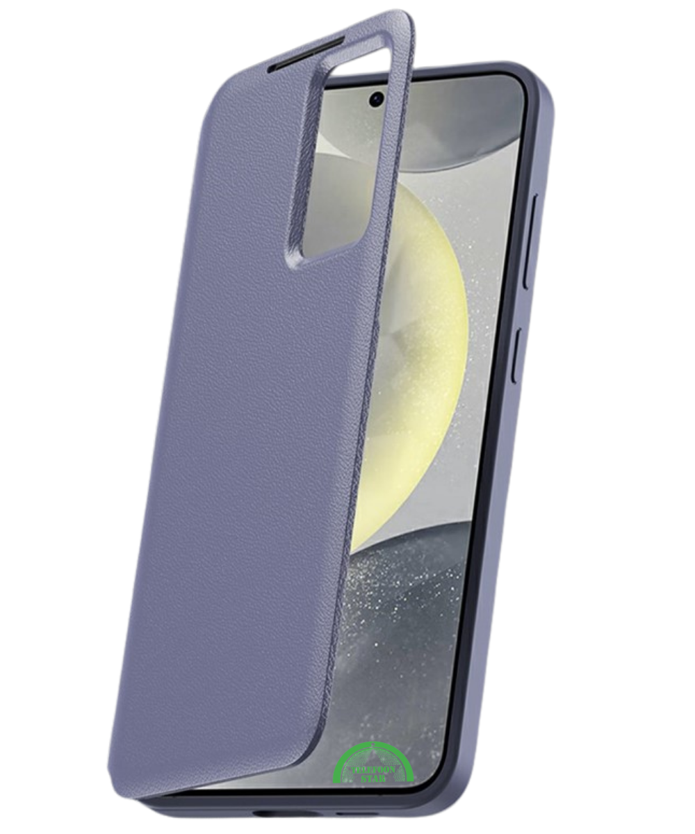 Samsung Galaxy S26 Ultra Paars Wallet Case Met Smart Window Bescherming