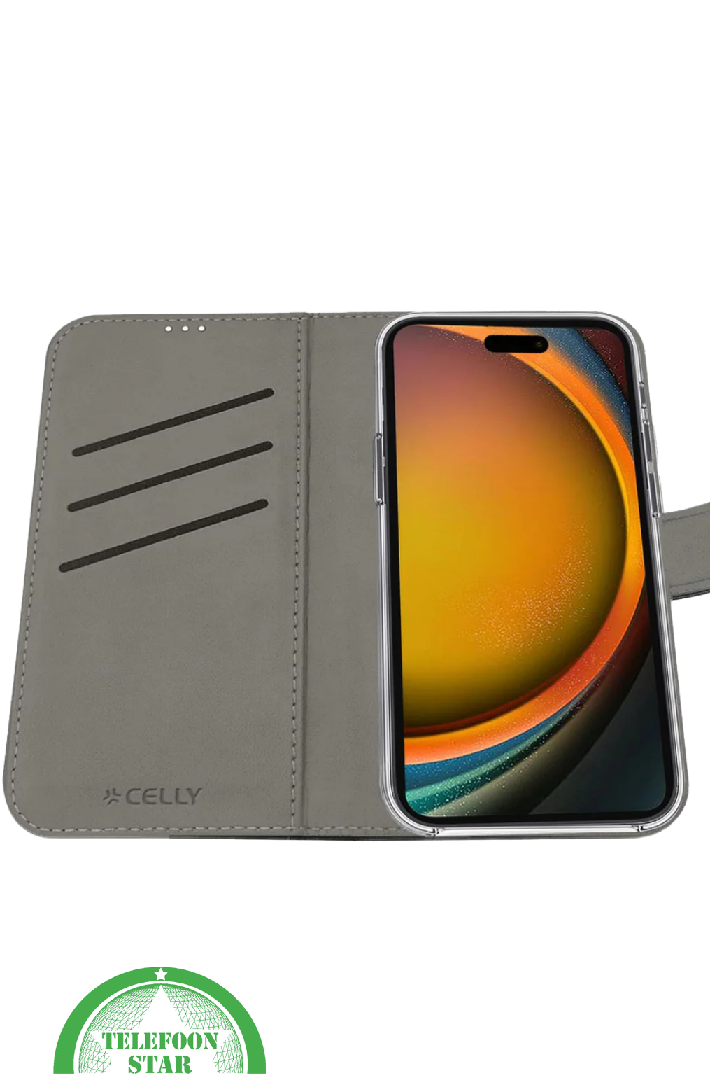 iPhone 16 Pro Bookcase Hoesje – Wit | Elegant Design met Volledige Bescherming