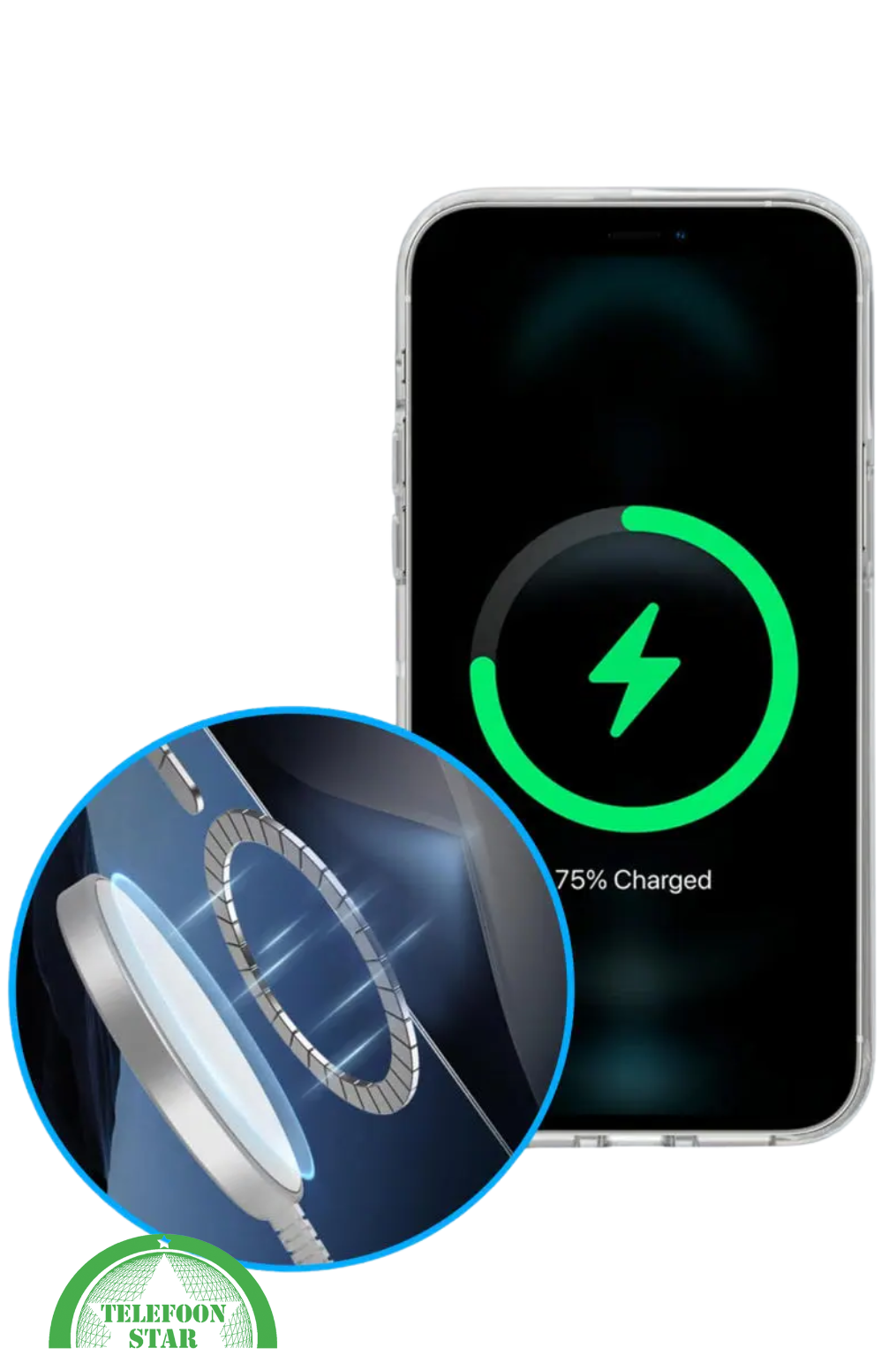 MagSafe Silicone hoesje voor iPhone 17 – stijlvol, praktisch, veilig, Slank, Schokbestendig & Transparant | Telefoonstar