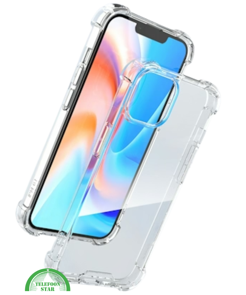 Hoesje voor iPhone 15 Plus Transparant Shockproof Sterk & Ultra Helder