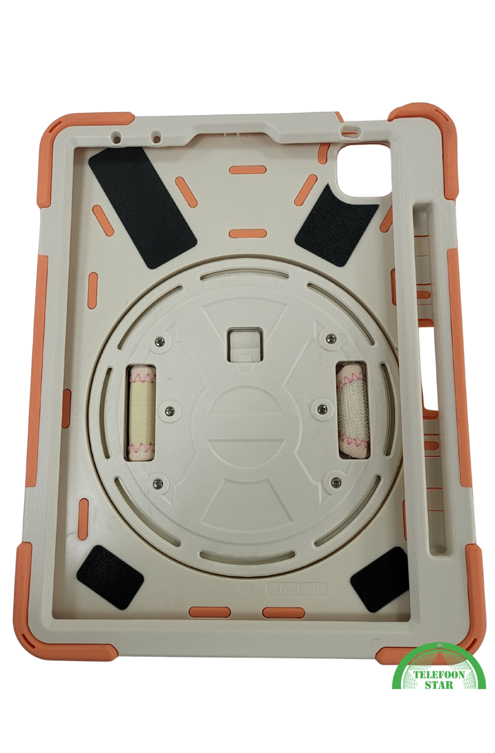 Shockproof Kinder Hoes iPad Air 4 10.9 (2020) – 360° Draaibare Standaard & Handstrap – Oranje