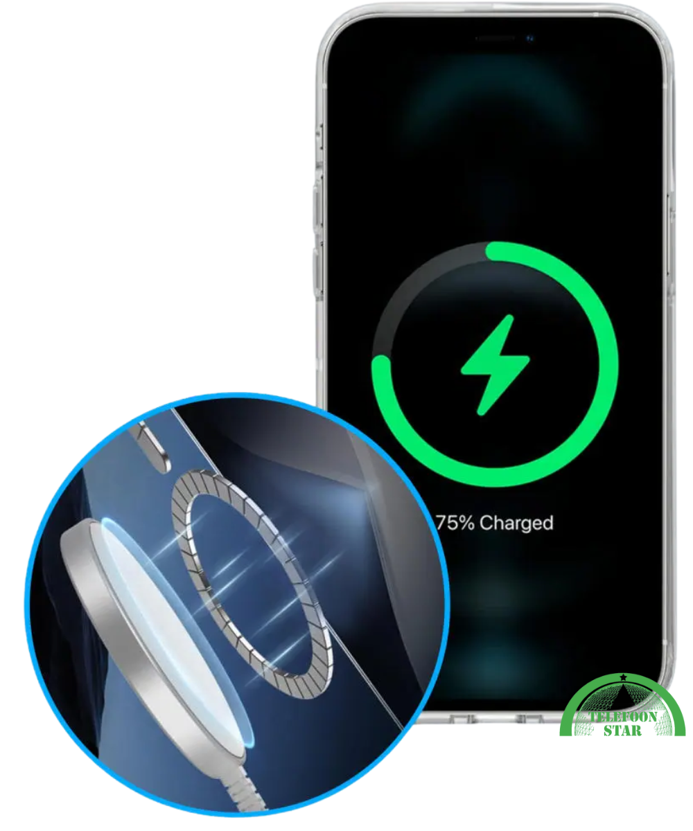 MagSafe Silicone hoesje voor iPhone 16 – stijlvol, praktisch, veilig, Slank, Schokbestendig & Transparant | Telefoonstar