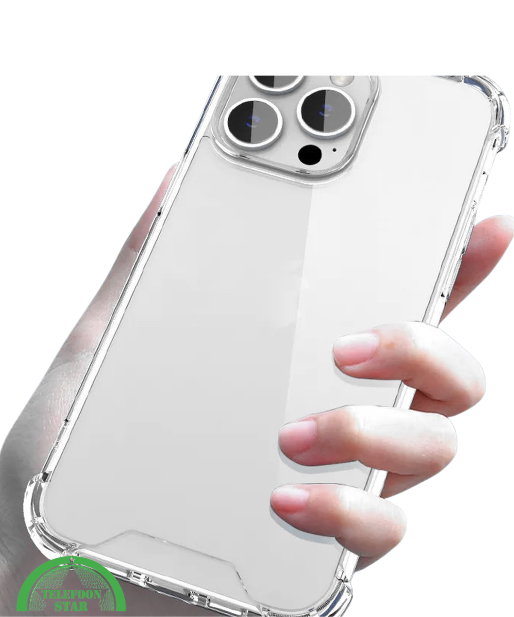 Hoesje voor iPhone 14 Pro Silicone, Slank, Sterk & Transparant Shockproof