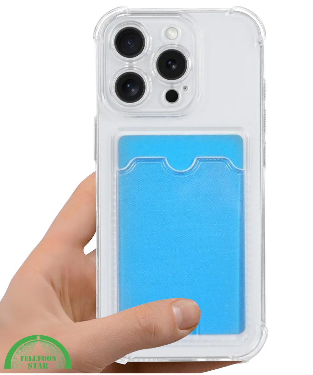 Hoesje voor iPhone 12 Pro met Kaartvak, Praktisch, Slank & Veilig