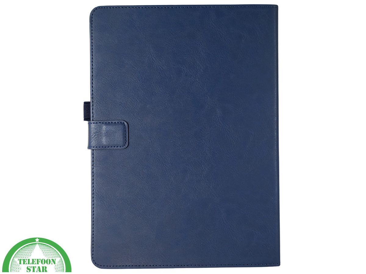 Apple iPad Air 11 inch 2025 / 2024 Leer Hoes Luxe Blauwe Bookcase 11 inch Schokbestendig