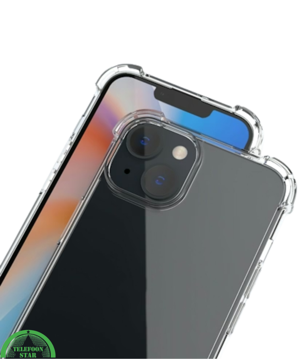 Hoesje voor iPhone 15 Transparant Shockproof Sterk & Ultra Helder