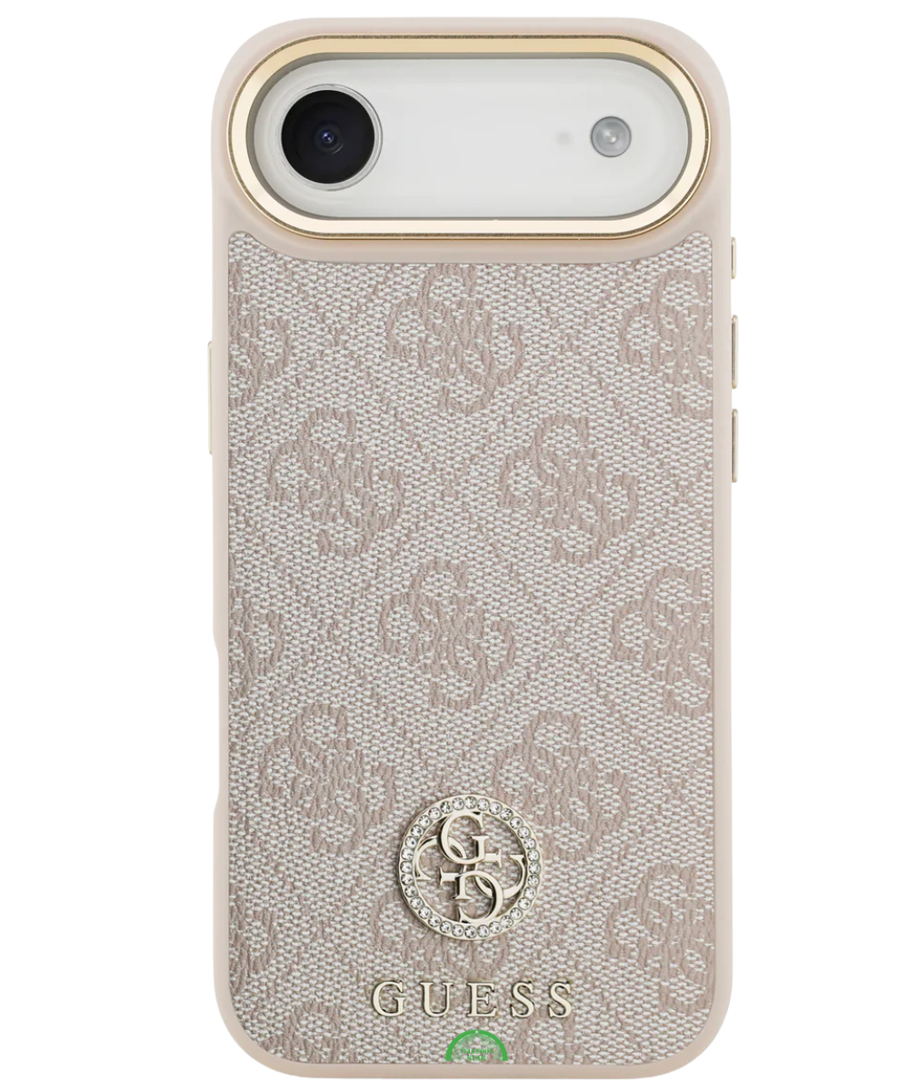 Hoesje voor iPhone 17 Air Beige met Koord en Camera Bescherming
