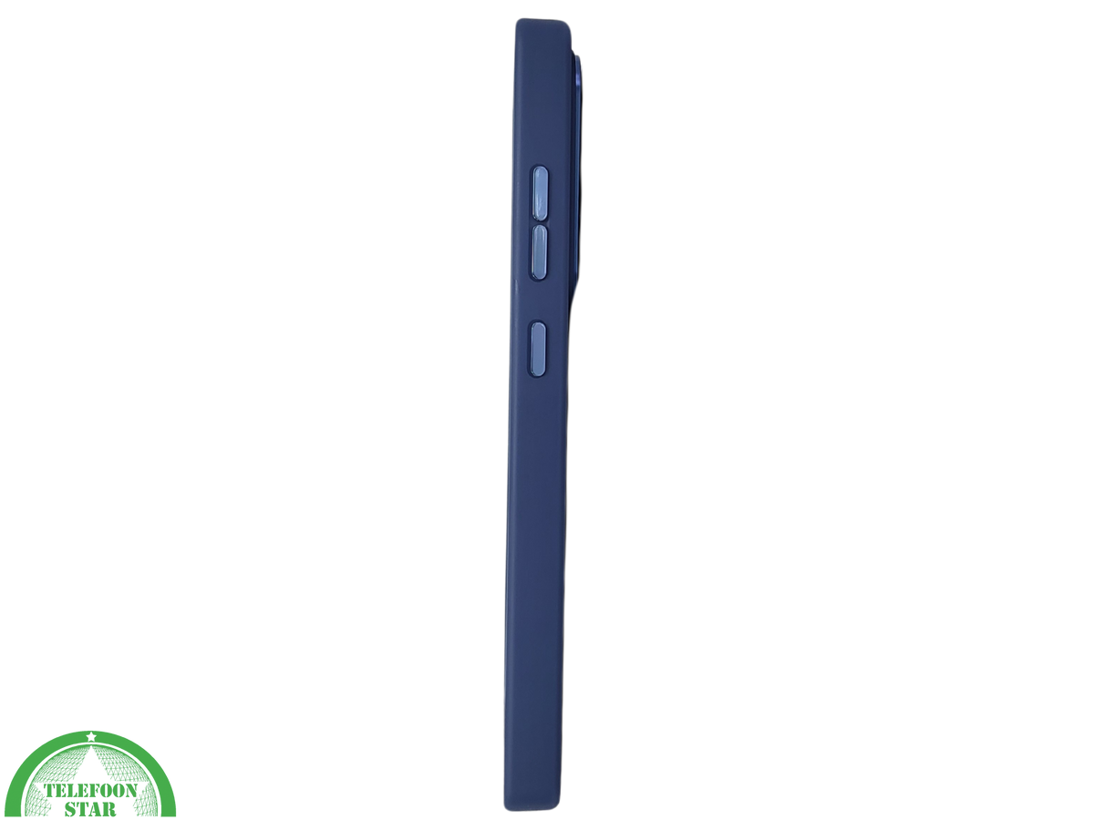 MagSafe Hoesje voor Samsung Galaxy S26 Ultra Transparant met Blauwe Randen Magnetisch