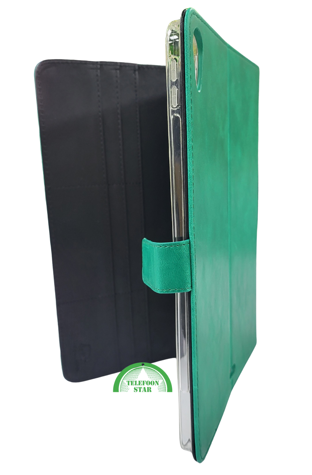 Groen iPad Air 5 Hoesje 10.9 (2022) – Bookcase Bescherming in Premium Lederlook