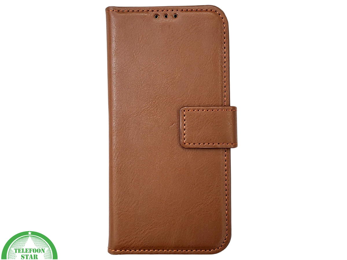 iPhone 16 Pro Insteekhoesje Bruin – Leren Look & Stijlvolle Bescherming