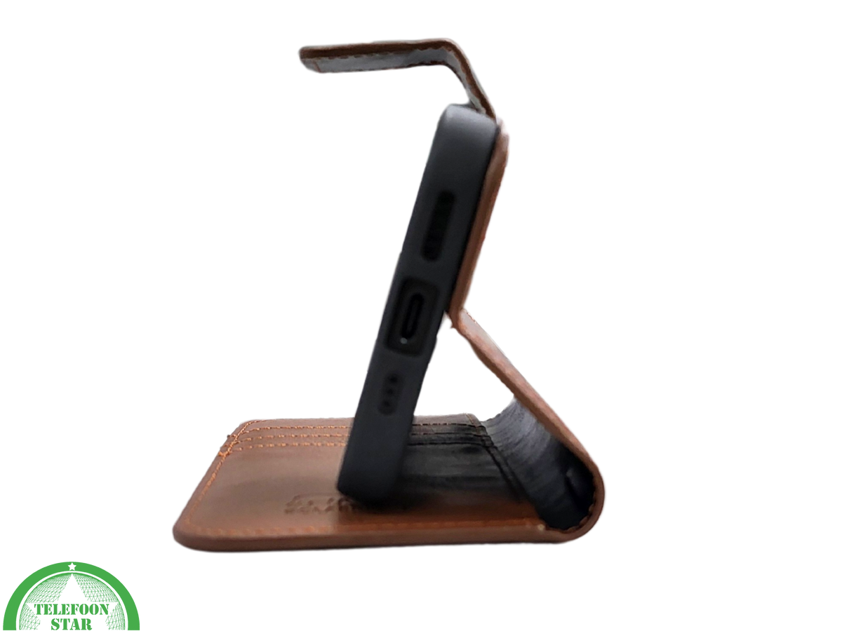 iPhone 16 Pro Insteekhoesje Bruin – Leren Look & Stijlvolle Bescherming