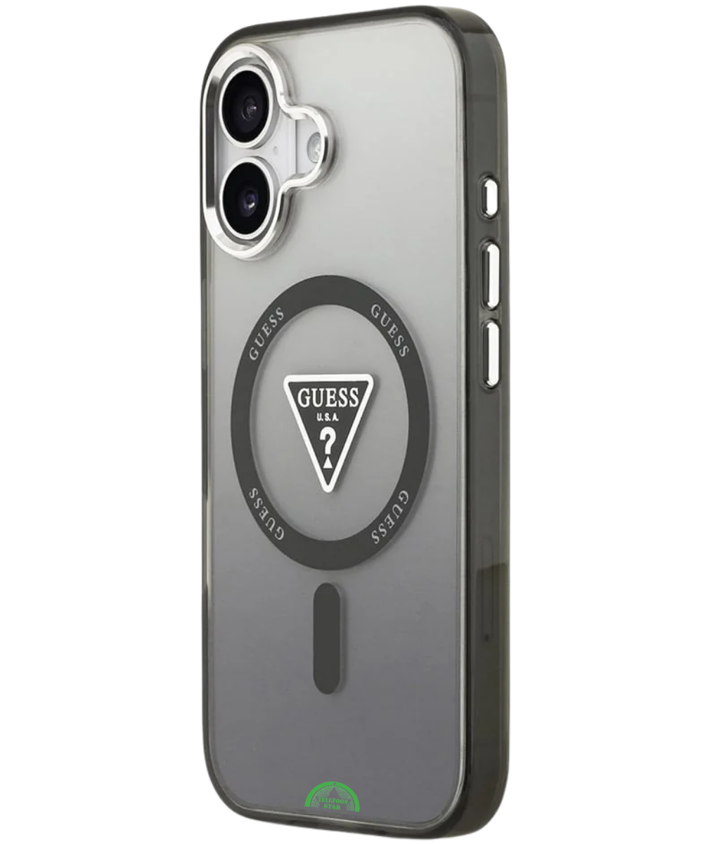 hoesje iPhone 17 Smoke Gray met Magneet-Ring, Camera Strak