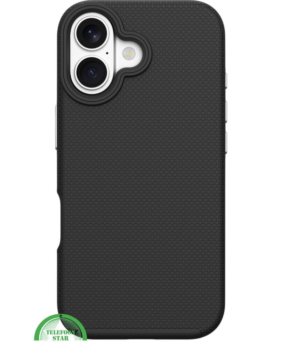 Hoesje voor iPhone 16 Zwart Anti-Slip Bescherming – Sterk, Slank & Gripvast