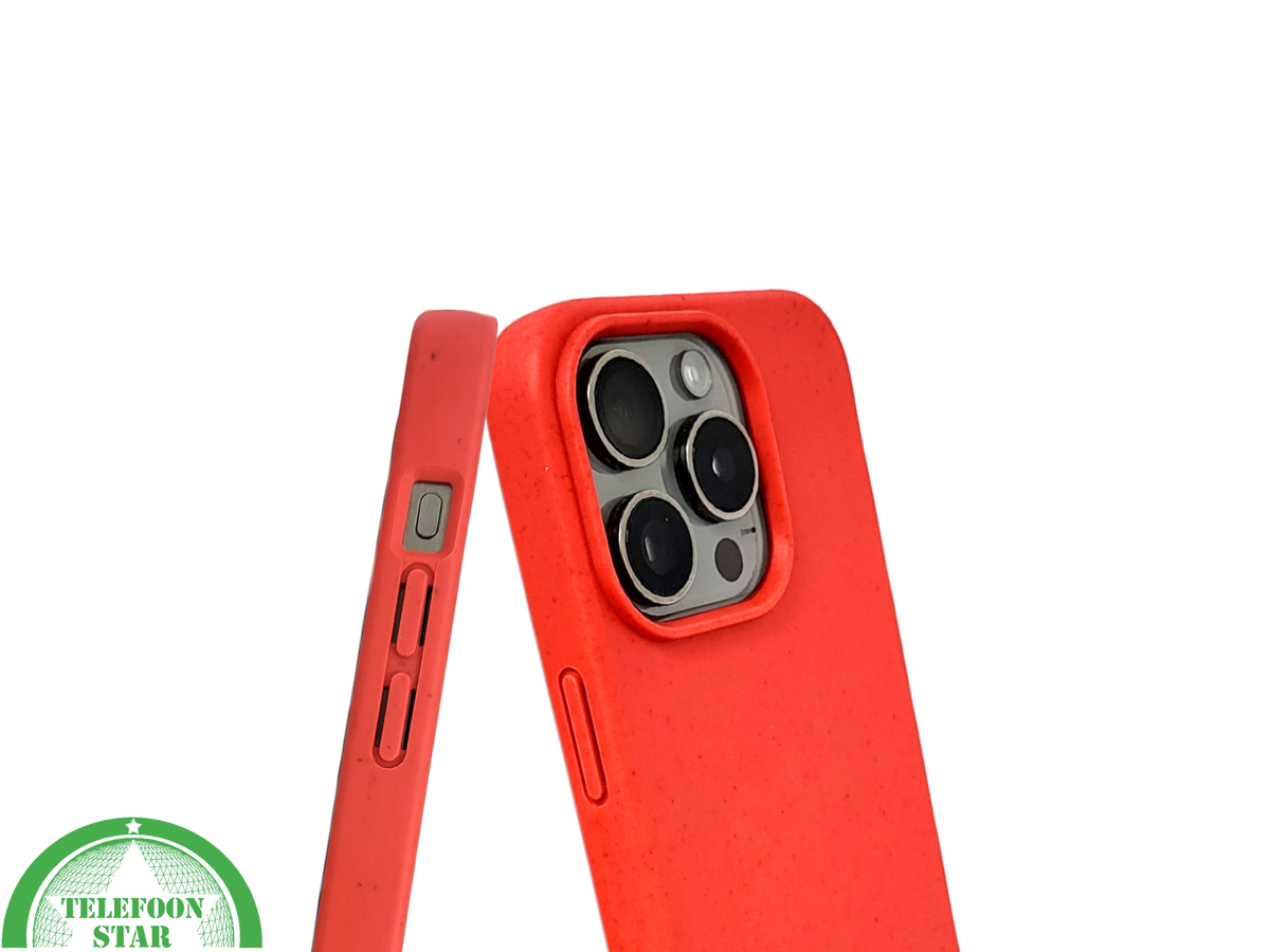 Rood iPhone 15 Pro Hoesje – Minimalistisch, Slank & Opvallend | Telefoonstar.nl