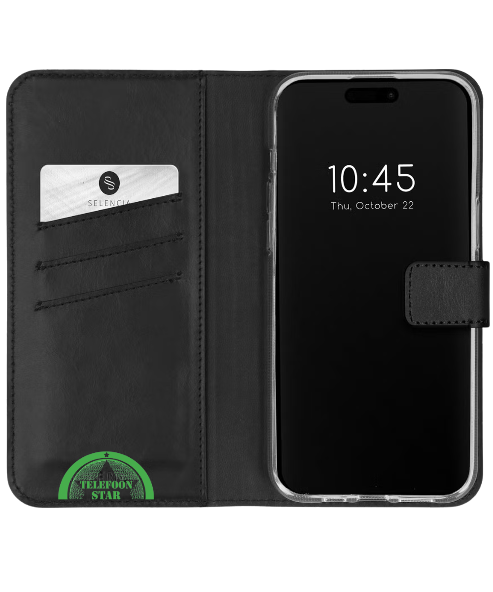 Bookcase Hoesje voor iPhone 13 Pro Max Zwart Elegant, Praktisch & Bescherming