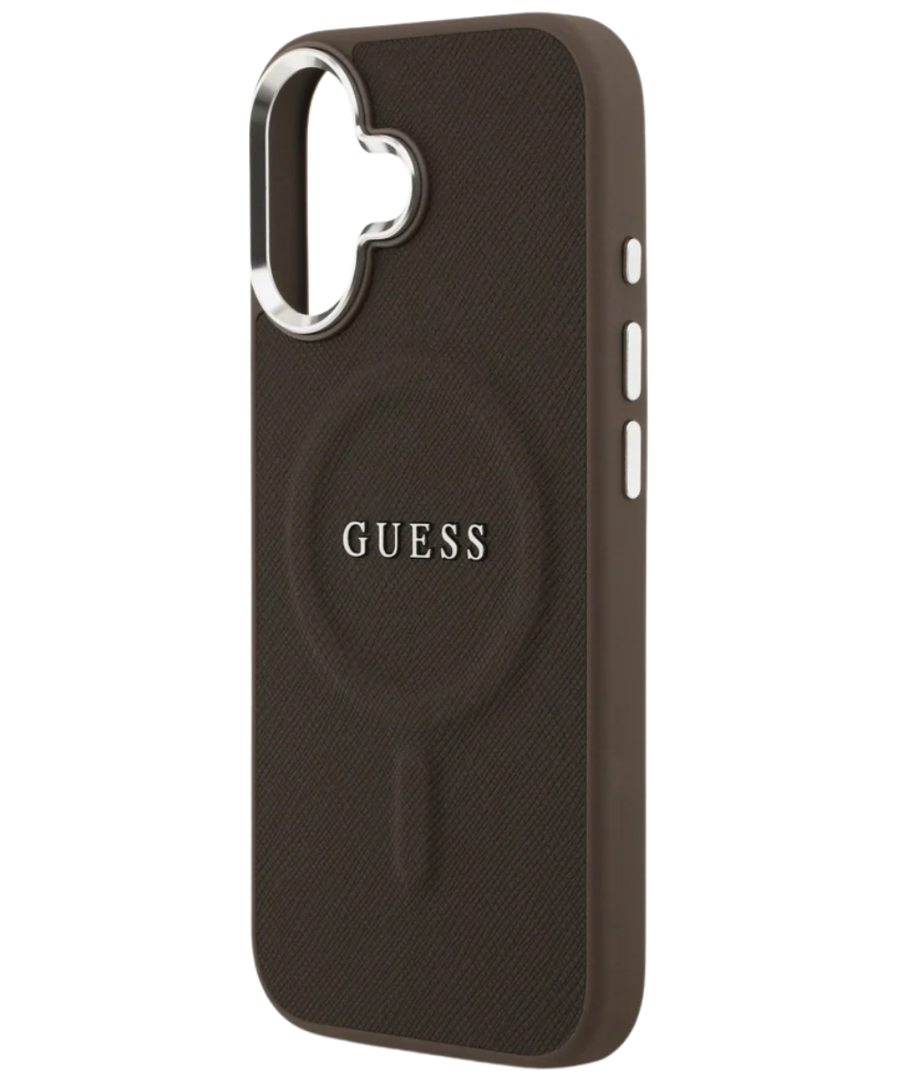 Hoesje iPhone 17 Bruin MagSafe CarbonGrip Case Sterke Slank